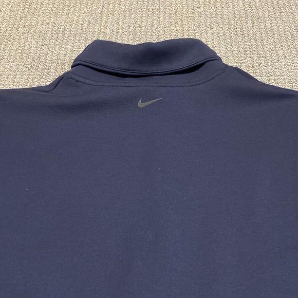 Nike Sweater Womens Size Small Dri-FIT Therma Flex Training Cowl Sweatshirt Blue - Picture 10 of 11